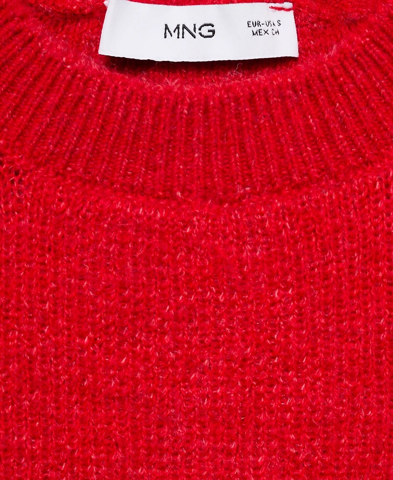 Mango Women's Short Sleeve Sweater