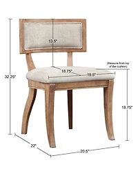 Dax Set of 2 Dining Chairs