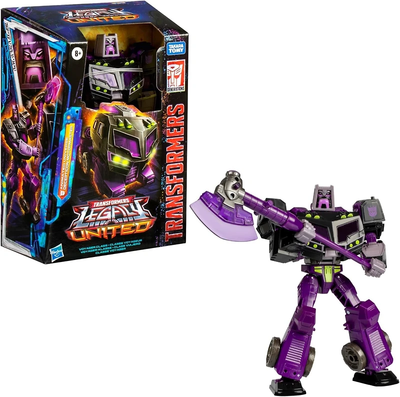 Animated Universe Decepticon Motormaster Legacy Voyager Class | Transformers Generations Legacy