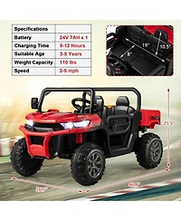 Hongge 24V Ride on Dump Truck with Remote Control