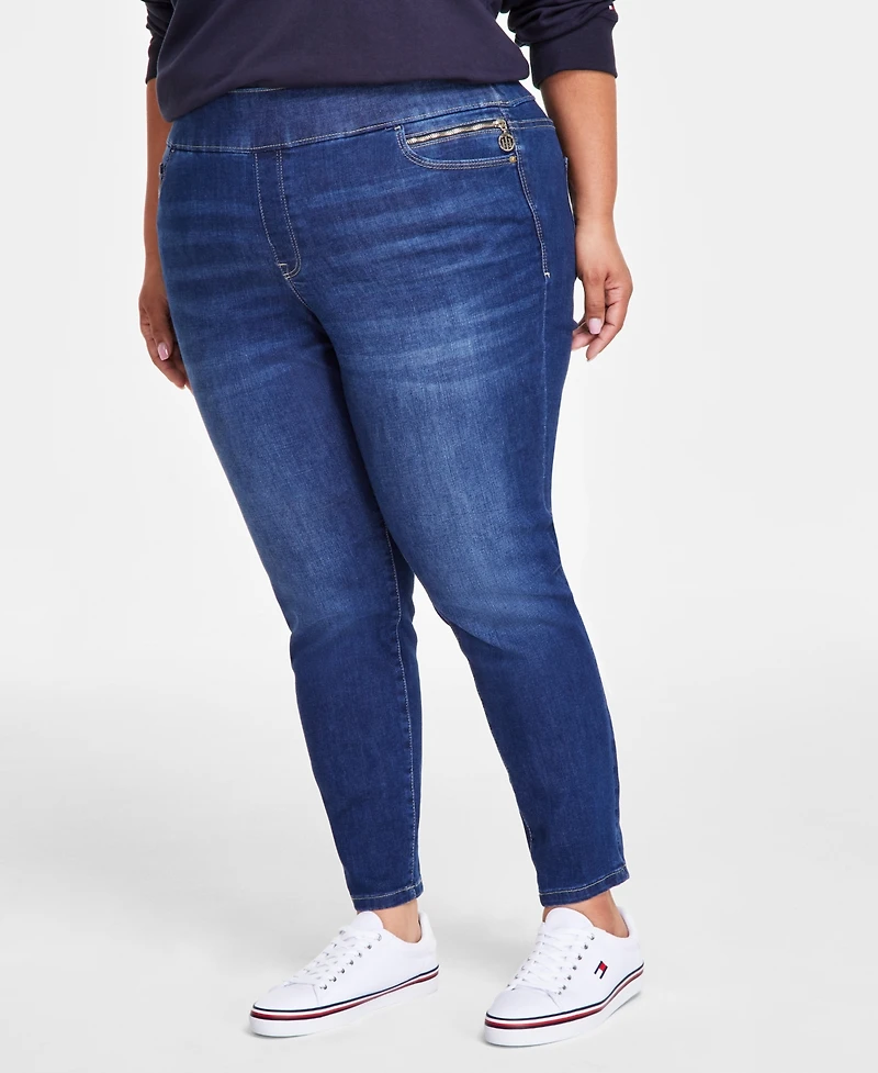 Tommy Hilfiger Plus Th Flex Gramercy Pull-On Jeans