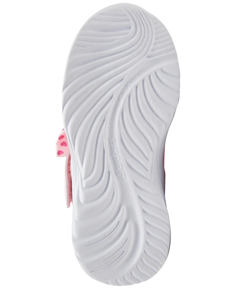 Skechers Toddler Girls Dreamy Dancer - Xtra Bow Fastening Strap Casual Sneakers from Finish Line
