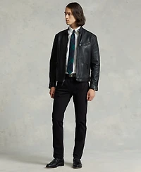 Polo Ralph Lauren Men's Cafe Racer Leather Jacket