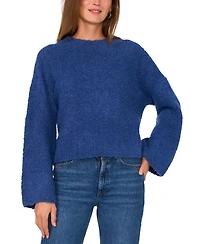 Vince Camuto Women's Wide Crewneck Flared-Sleeve Sweater