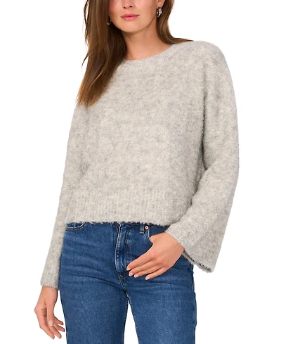 Vince Camuto Women's Wide Crewneck Flared-Sleeve Sweater
