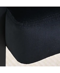 Set of 3 Modern Velvet Counter Stools,Armrest Chairs for Kitchen with Legs Design-Maison Boucle