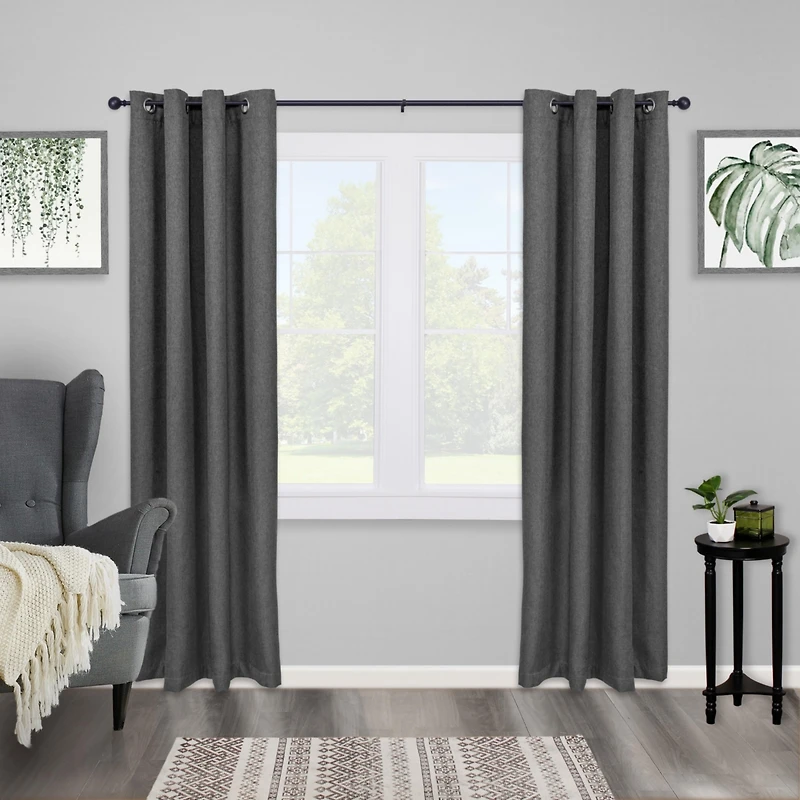 Kenney Newbury 5/8-Inch Decorative Curtain Rod for Elegant Home Decor