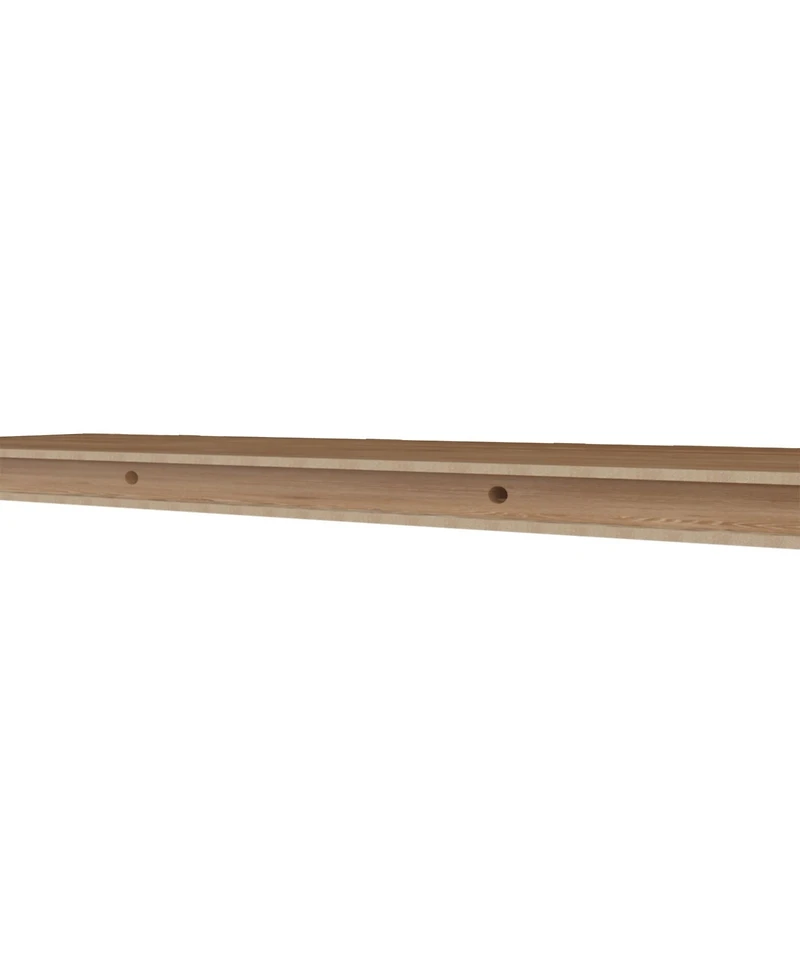 Fm Furniture Greer Floating Shelf in Melamine x2, Pine