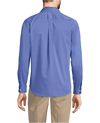 Lands' End Men's Long Sleeve Stretch Coolmax Shirt