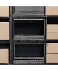 Gracious Living 4 Shelf Knect-a-Shelf Fixed Height Ventilated Light Duty Storage