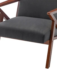 Convenience Concepts 28.5" Cliff Accent Lounge Armchair with Ottoman