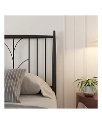 gaomon Metal Platform Bed Frame with Headboard, No Box Spring Needed, Slats Support, Easy Assembly, Under-Bed Storage
