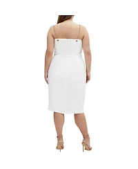 City Chic Plus Ann Chain Dress