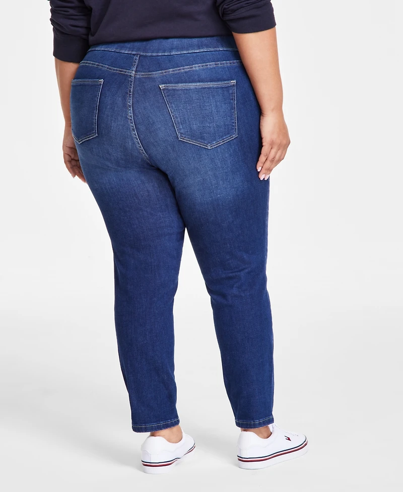 Tommy Hilfiger Plus Th Flex Gramercy Pull-On Jeans