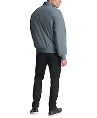 Dkny Men's Stretch Zip-Front Zip-Pocket Bomber Jacket