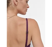 Dkny Women's Shirred U-Wire Bandeau Bikini Top