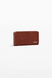 Desigual Women's Large wallet with embroidered flowers