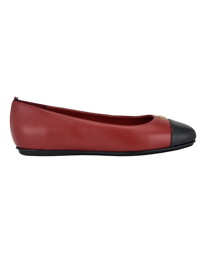 Tommy Hilfiger Women's Bekim Cap Toe Ballet Flats