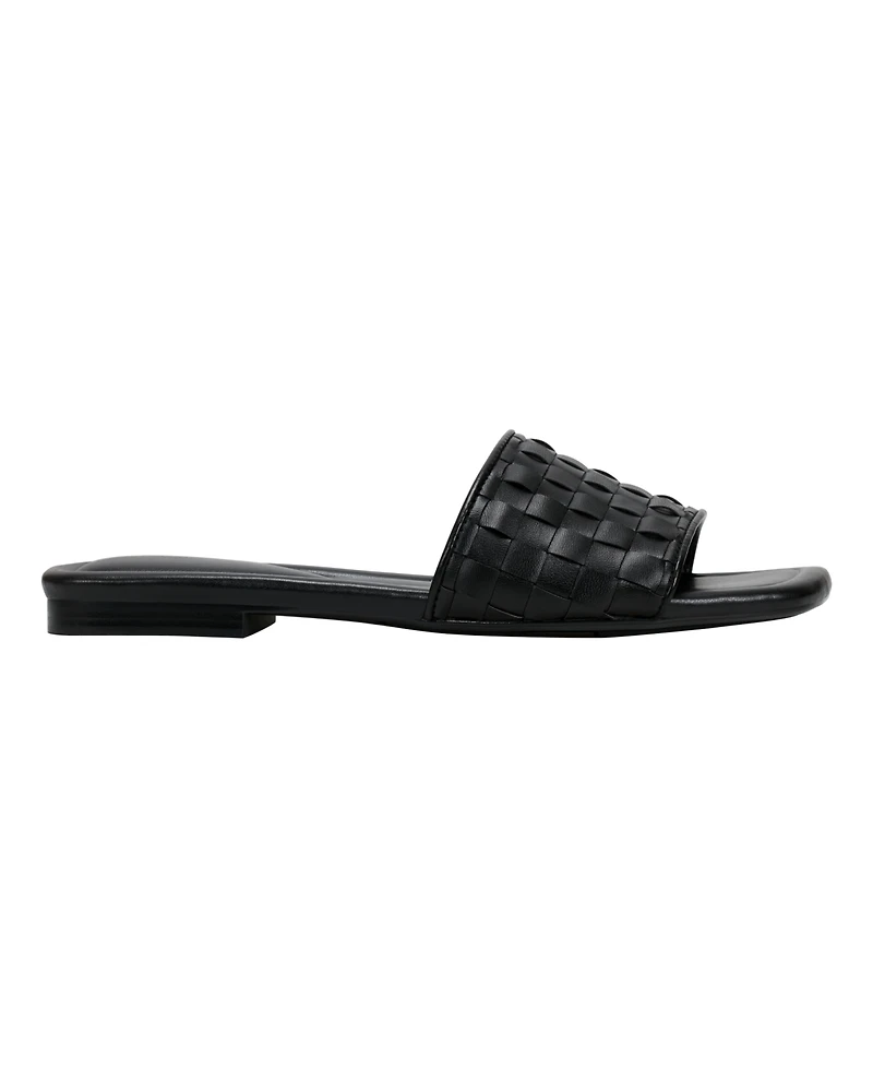 Marc Fisher Women's Lecee Woven Square Toe Sandals