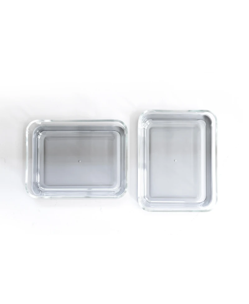 Dura Living -Piece 6.5 Cup Rectangular Food Storage and Meal Prep Container Set
