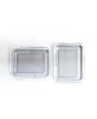 Dura Living -Piece 6.5 Cup Rectangular Food Storage and Meal Prep Container Set