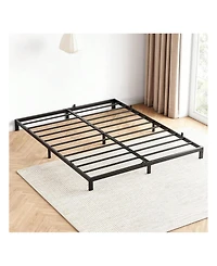 gaomon Bed Frame, -Inch Metal Low Platform Bed Frame, Bed Frame With Metal Slat Support, Mattress Foundation, No Box Spring Needed