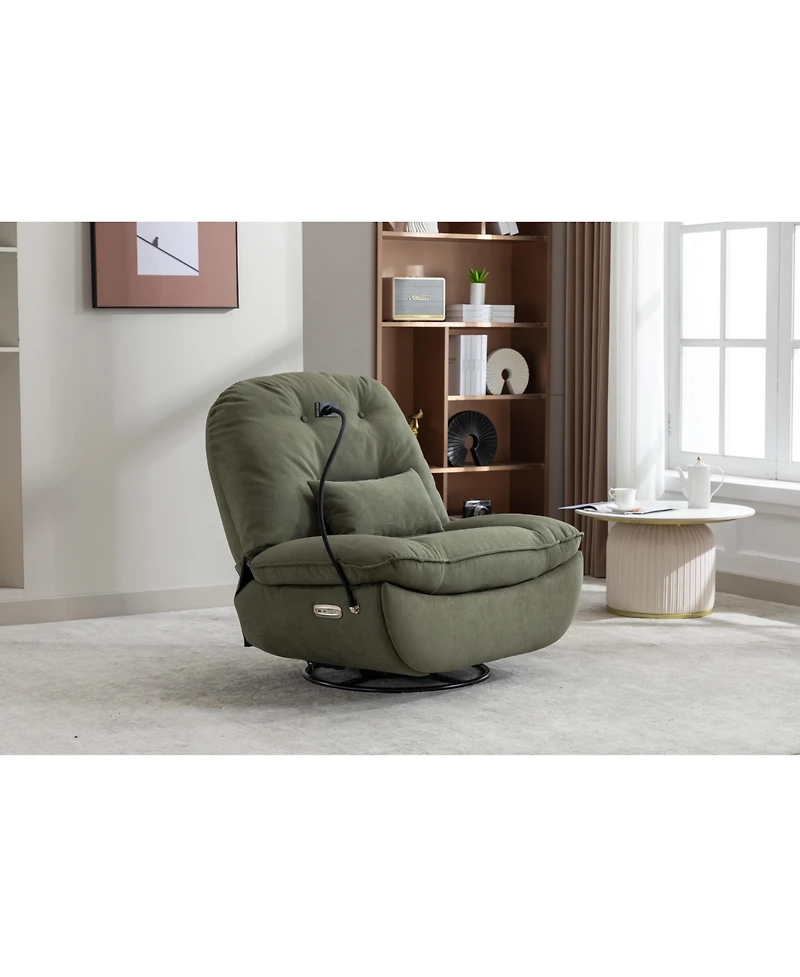 Streamdale Power Recliner with Bluetooth and Usb Charger