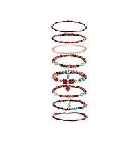Sohi Women's Beaded Multi-Layer Bracelet