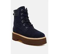 Parula High Ankle Suede Boots