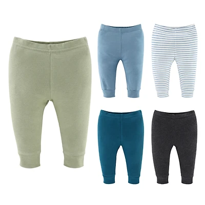 The Peanutshell Baby Boys Pants, 5-Pack Basics