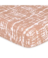 The Peanutshell Fitted Crib Sheet Set, Boho Tie Dye, 4 Pack