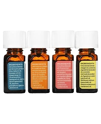 Aura Cacia Journey Kit Essential Oil Diffusion Blends 4 Bottles