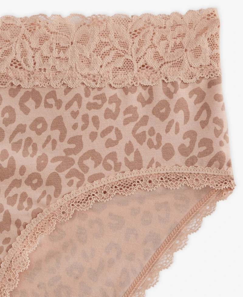 State of Day Women's Cotton Blend Lace-Trim Hipster Underwear, Created for Macy's
