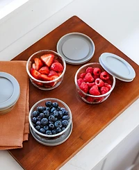 Dura Living 16-Piece 1 Cup Round Food Storage and Meal Prep Container Set