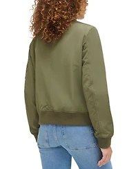Levi's Women's Lightweight Zip-Detail Bomber Jacket