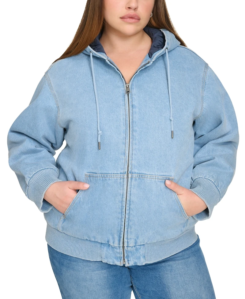 Levi's Plus Size Quilted Lined Zip-Front Bomber Jacket
