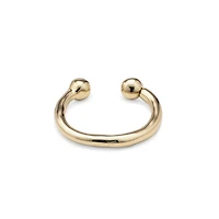 UNOde50 Sterling Silver and 18k Gold Zen Metal Bracelet