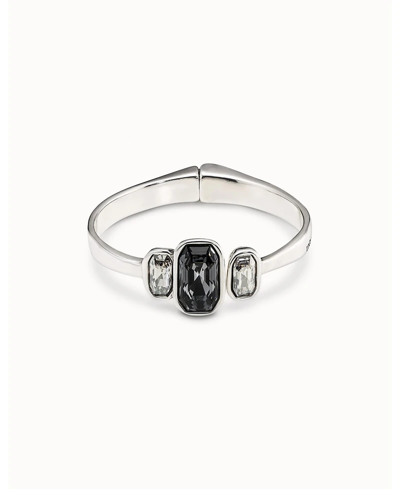 UNOde50 Sterling Silver Plated Metal Alloy Hidden Spring Bracelet
