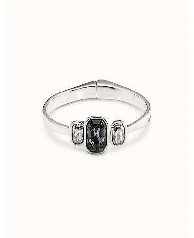 UNOde50 Sterling Silver Plated Metal Alloy Hidden Spring Bracelet