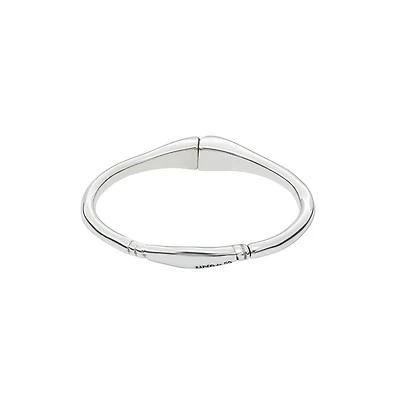 UNOde50 Sterling Silver Double Tube Indentation Bracelet