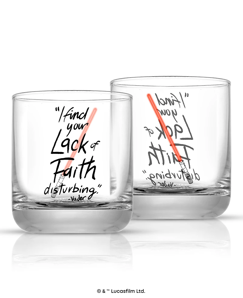 JoyJoly Star Wars Lightsaber Collection Drinking Glasses, Set of 6