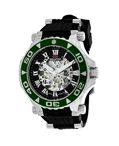 Seapro Men's Seaway Black Dial Watch