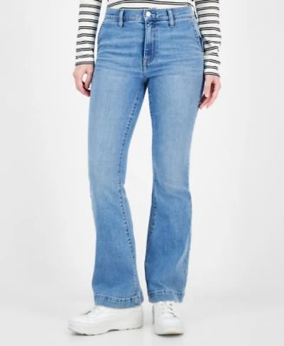 Dkny Jeans Womens High Rise Flare Trouser Jeans 24p 32