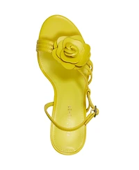 Marc Fisher Women's Hallan Rose Tapered Heel Sandals