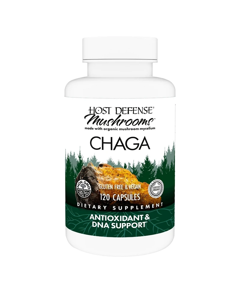 Host Defense Chaga Capsules - Immune System Support Supplement