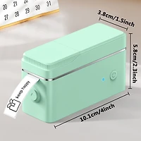 Polono P31S Label Maker Machine with Tape, Portable Thermal Printer, Bluetooth Printer for Organizing Storage Office Home, Sticker Make