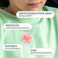 Cliganic Mosquito Repellent Patches - Positive Vibes - 90 Count
