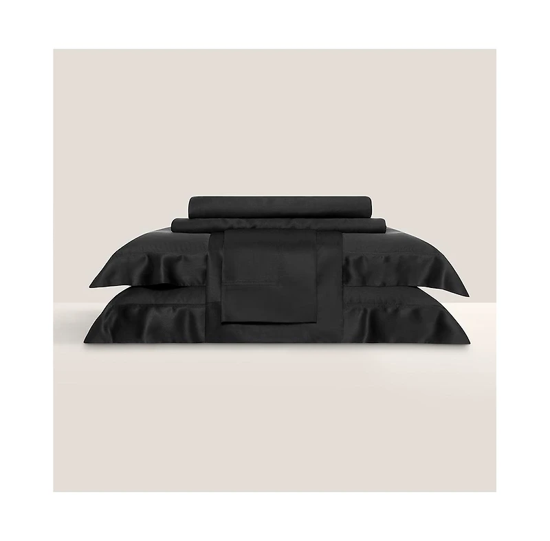 Togas Sensa Black flat sheet Super King