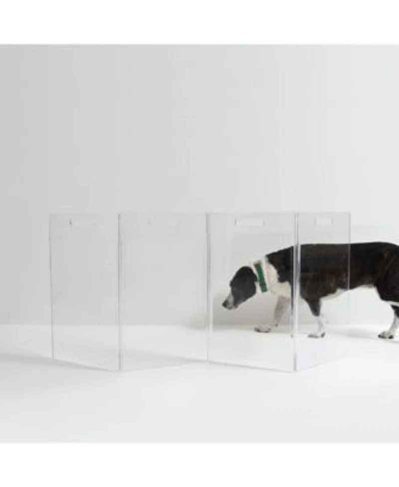Hiddin Low Pet Gate Zig Zag Options 8 panel