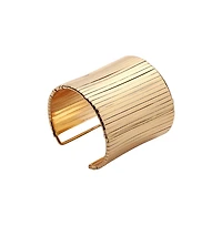 Sohi Women's Ribbed Statement Bracelet